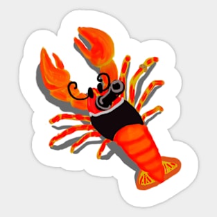 Gentleman Lobster Sticker